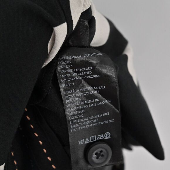 ANTHROPOLOGIE‎ Pants Womens Sz 2 Black Polka Dot The Essential Skinny Kick Flare - Picture 10 of 14